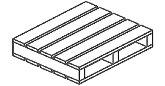 樹脂パレットー両面使用形二方差し